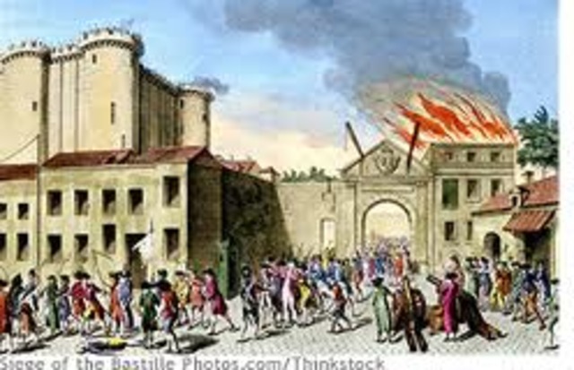 Outbreak of the Paris mob;