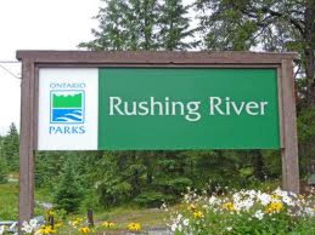 Camping at Rushing river