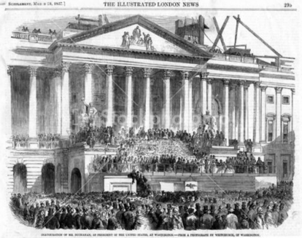 James Buchanan inauguration