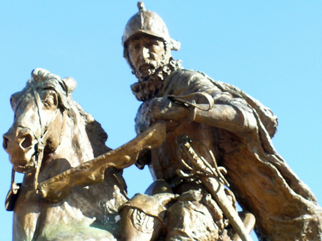 Juan de Onate  establishes the first Spanish capital of San Juan de los Caballeros