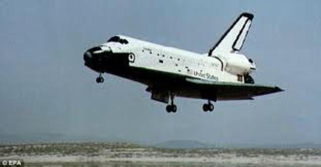 US space shuttle Columbia crashes.