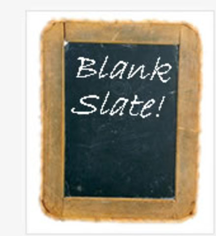 Mind is a blank slate.