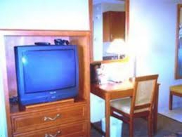 Color TV in Guest Room