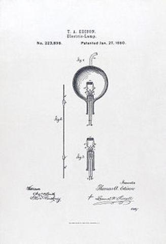The Electric Light Bulb by Thomas Edison