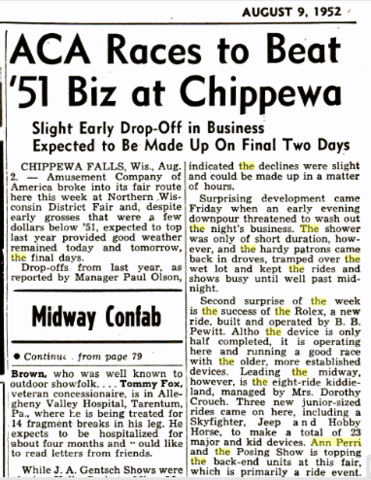 Chippewa Falls, Wis. - Northern Wisconsin District Fair