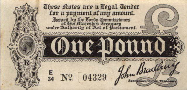 £1 and £ 2 was issued