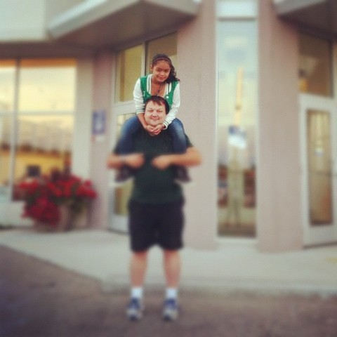 My dad's birthday party