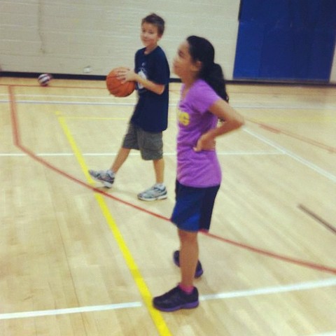 Went basketball with Tyger