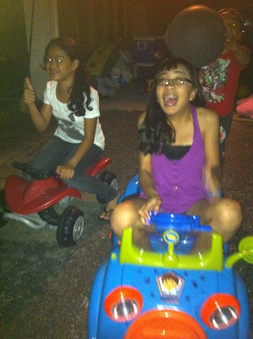 Had  bonfire with Frances