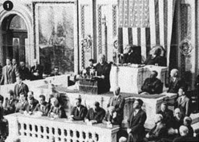 Britain and US Declare War on Japan