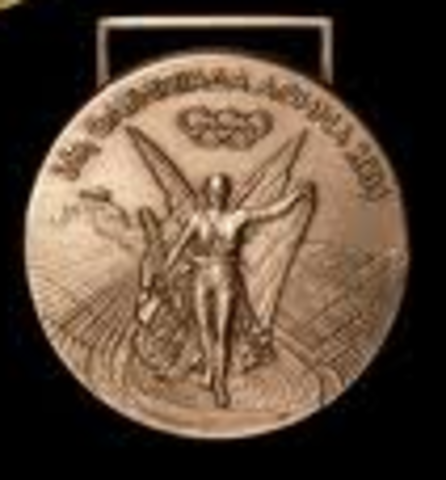 Daniela's first Bronze medal was won in Athens