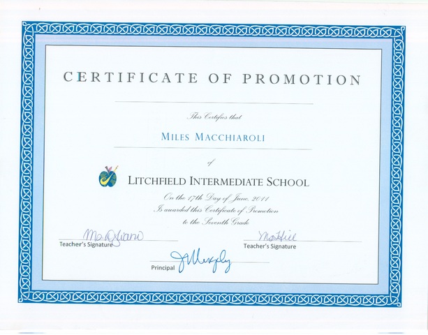 Moving up ceremony 6th-7th