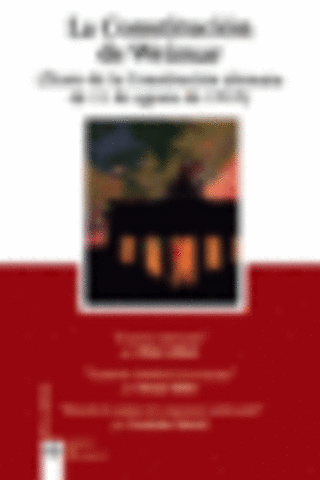 Constitucion de Weimar-Alemania