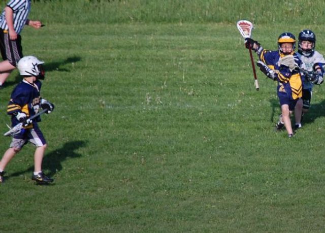 Winning my first lacrosse game