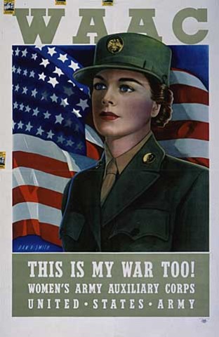 FDR signs Women’s Army Auxiliary Corps Act.