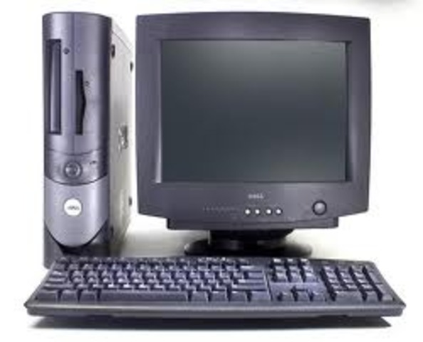 The day we bought our Dell desktop computer