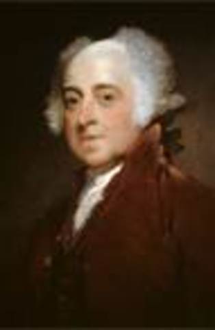 John Adams takes office as POTUS