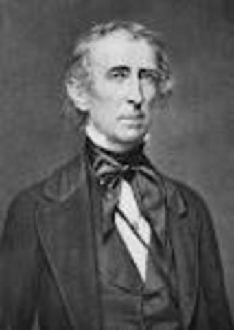John Tyler takes office as POTUS