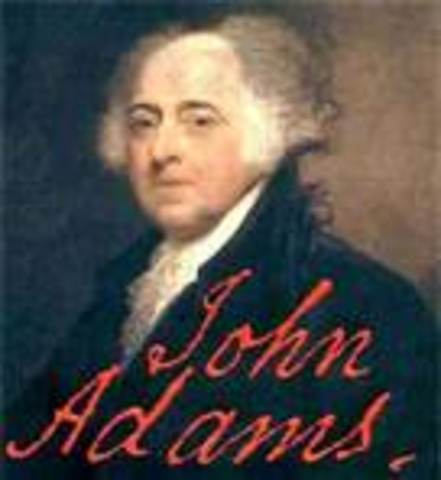 John Adams takes office as POTUS