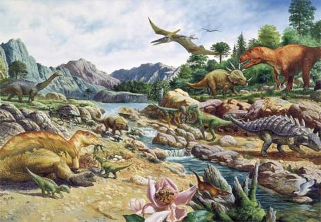 Cretaceous 163-65 MYA