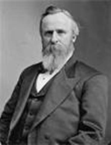 Rutherford Birchard Hayes takes office as POTUS