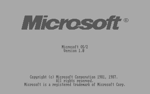 First Microsoft Windows 1.0