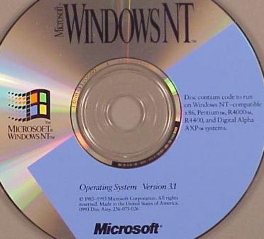 Microsoft wWindows NT 3.1