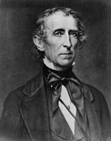 john tyler sworne in today