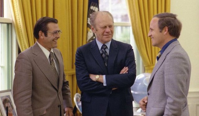Gerald R Ford leaves office.