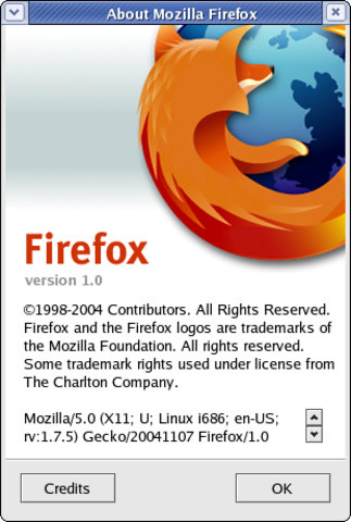 Firefox 1.0 Introduced