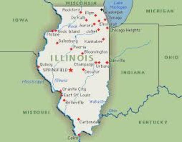 Illinois become a state