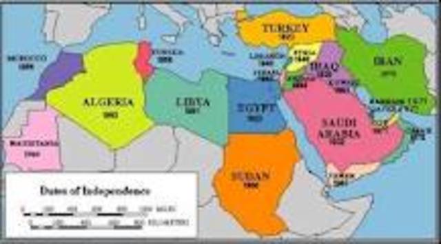 África septentrional y el Oriente Medio