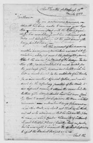 The Newburgh Conspiracy/ The Newburgh Address