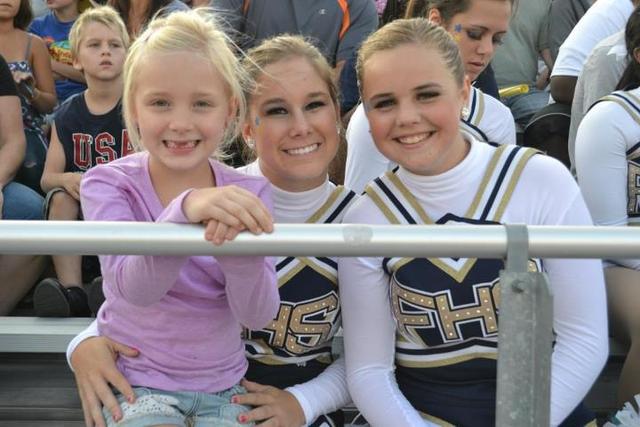 My first football game on dance team