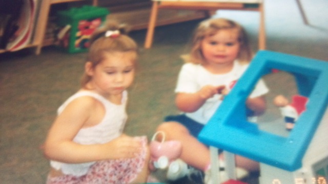 The first day of three year old pre-school where i met my best friend.