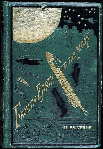 Jules Verne writes De la Terre à la Lune
