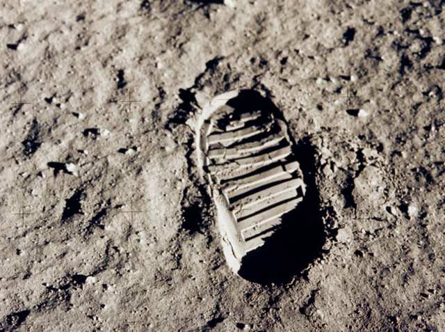 First steps on the moon