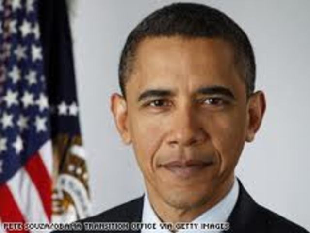 Barack Obama becomes the United States president