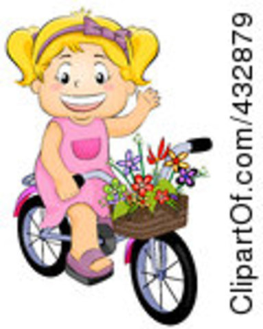 Learning how to ride my bike.