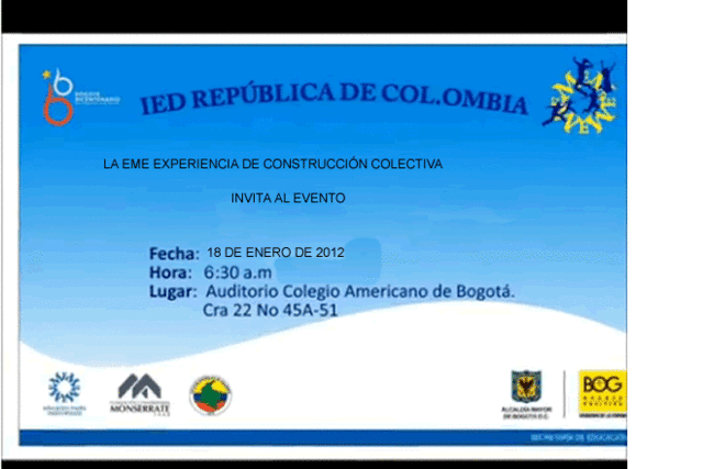 LA EME EXPERIENCIA DE CONSTRUCCIÓN COLECTIVA