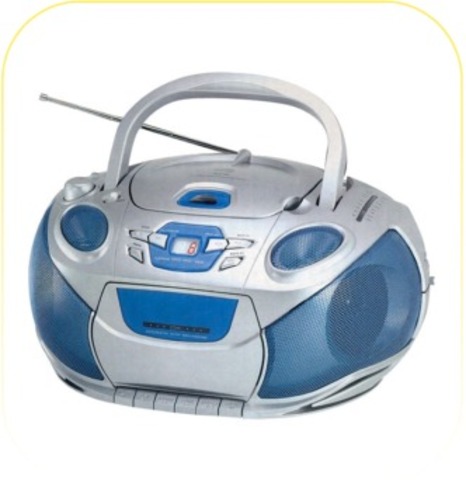 radiocassette, lector CD y MP3