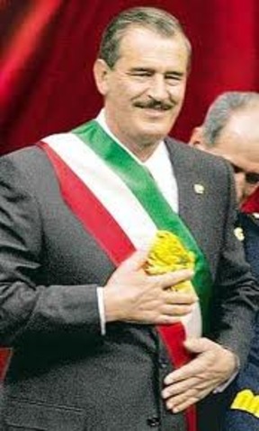 Vicente Fox is elected president of Mexico.