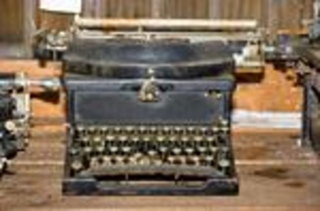 First typewriter is supposedly created