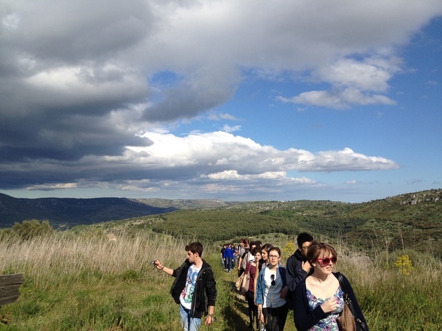 Camminata verso la "zona abitata"