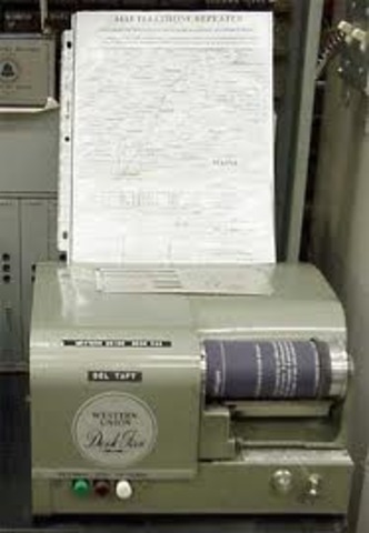 First Fax Machine