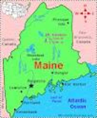 Moved to Maine