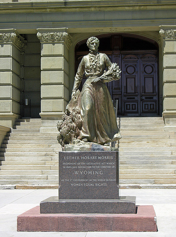 Territory of Wyoming Gives Women the Right to Vote