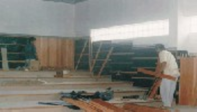 Construcción del anfiteatro