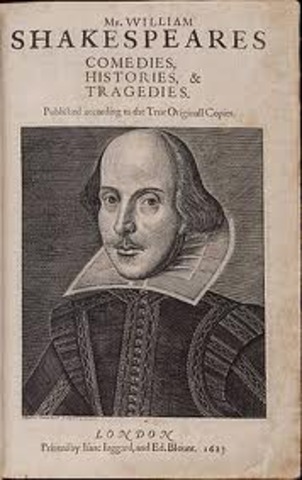 Publication of Shakespeare's First Folio