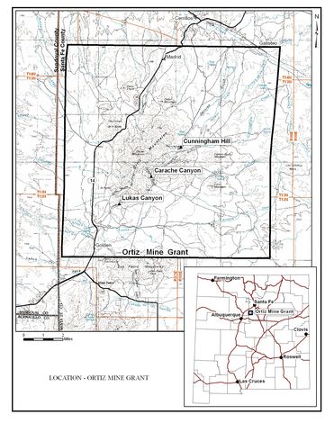 First Major Gold Discovery in US - Ortiz Mountains